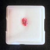 オーバルブリリアントカットナチュラルパパラッチャ - oval brilliant cut natural padparadschah sapphire 0.25ct