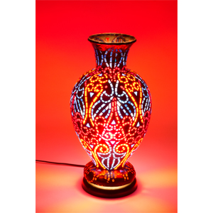 エジプト(SKYLIGHT) アラビアモザイクヴァースタイプフロアーランプ「アラベスク」 - authentic Arabian mosaic vase type floor lamp arabesque