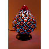 エジプト(SKYLIGHT) アラビアモザイクビッグオニオンタイプテーブルランプ「スケール」 - authentic Arabian mosaic big onion type table lamp scale