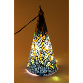エジプト(SKYLIGHT) アラビアモザイクコーンタイプペンダントランプ「アイヴィー」 - authentic Arabian mosaic cone type pendant lamp ivy